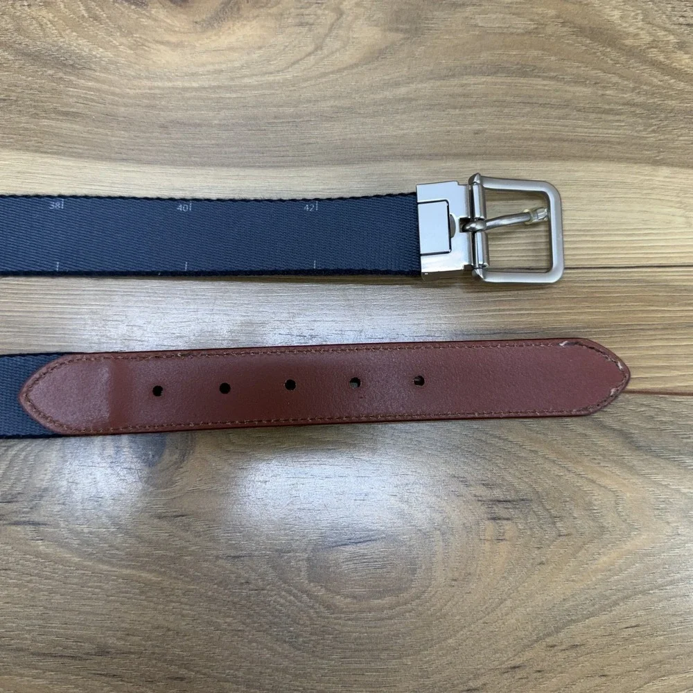 Peter Millar Web Belt Streamsong Golf Club Mens 44 Blue Sports Business Casual